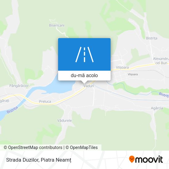 Hartă Strada Duzilor