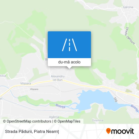 Hartă Strada Pădurii