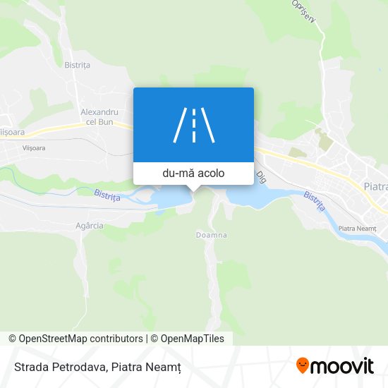 Hartă Strada Petrodava
