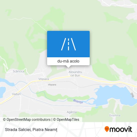 Hartă Strada Salciei