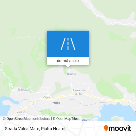 Hartă Strada Valea Mare