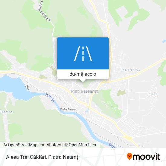 Hartă Aleea Trei Căldări