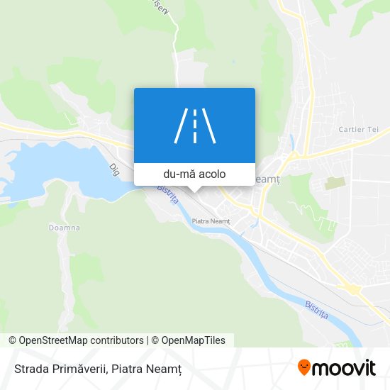 Hartă Strada Primăverii