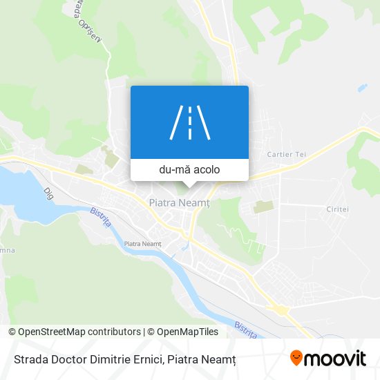 Hartă Strada Doctor Dimitrie Ernici