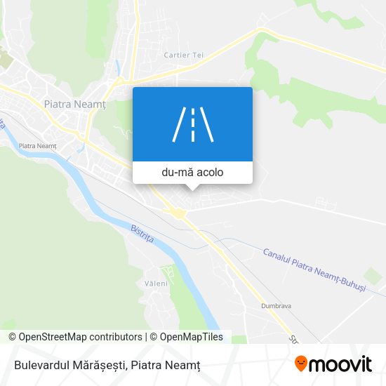 Hartă Bulevardul Mărășești