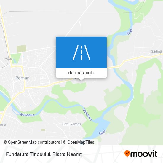 Hartă Fundătura Tinosului
