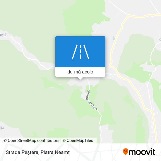 Hartă Strada Peștera