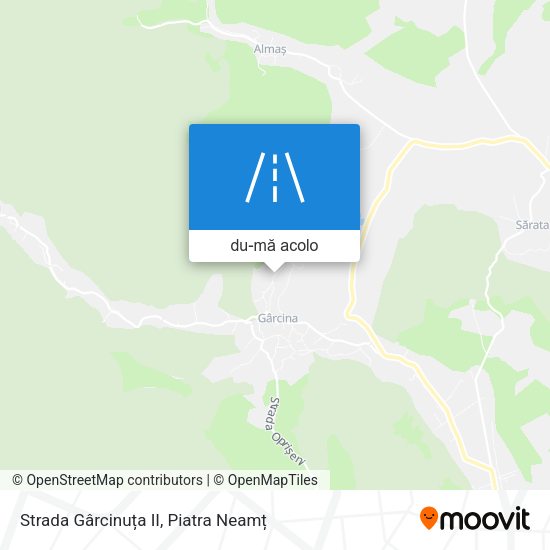 Hartă Strada Gârcinuța II