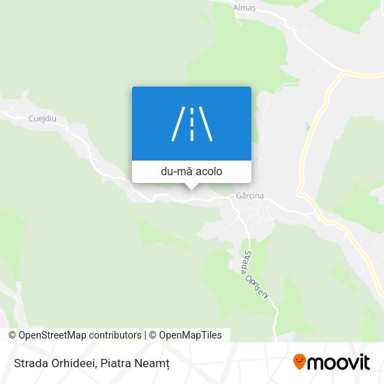 Hartă Strada Orhideei