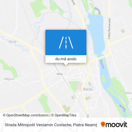Hartă Strada Mitropolit Veniamin Costache
