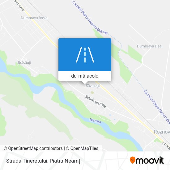 Hartă Strada Tineretului
