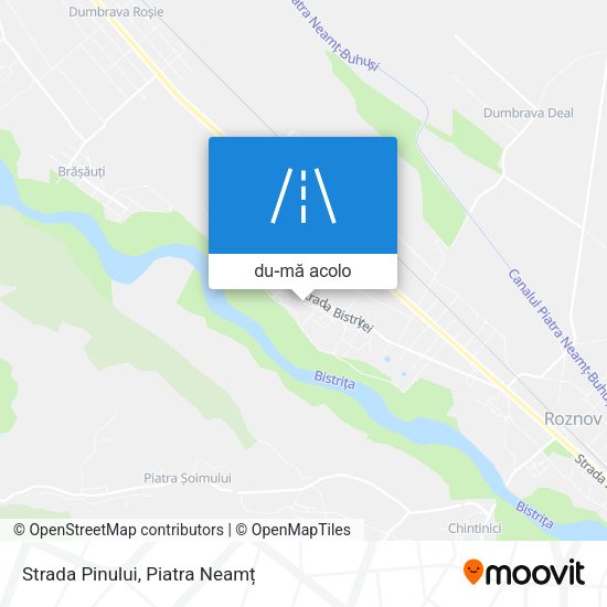 Hartă Strada Pinului