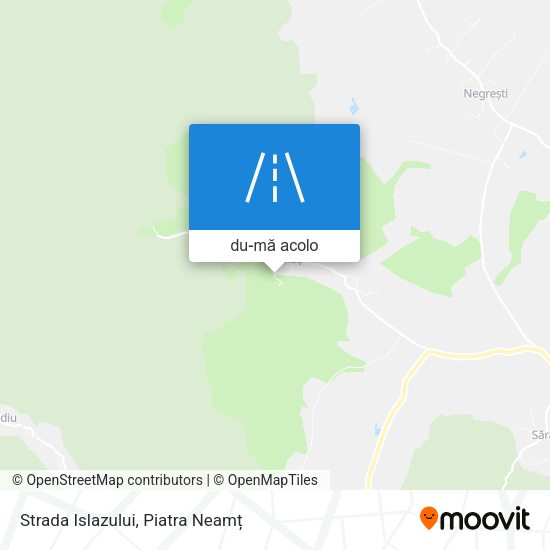 Hartă Strada Islazului