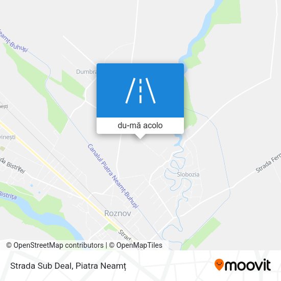 Hartă Strada Sub Deal