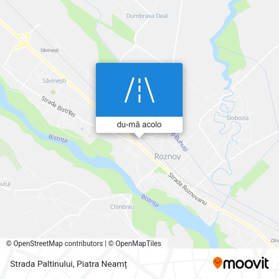 Hartă Strada Paltinului