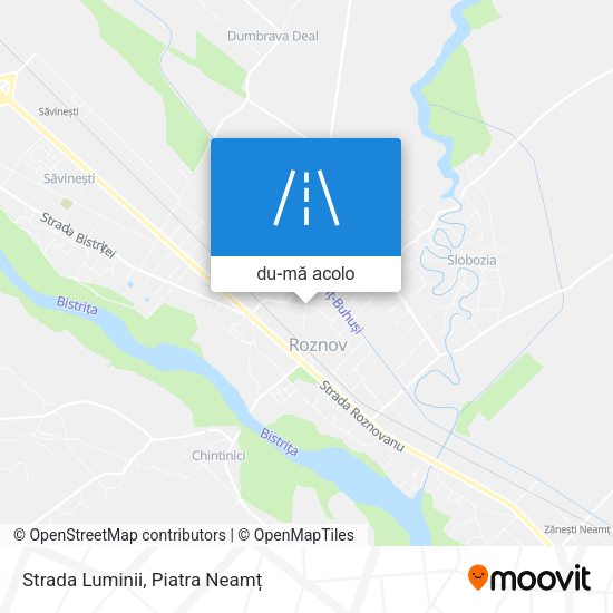 Hartă Strada Luminii