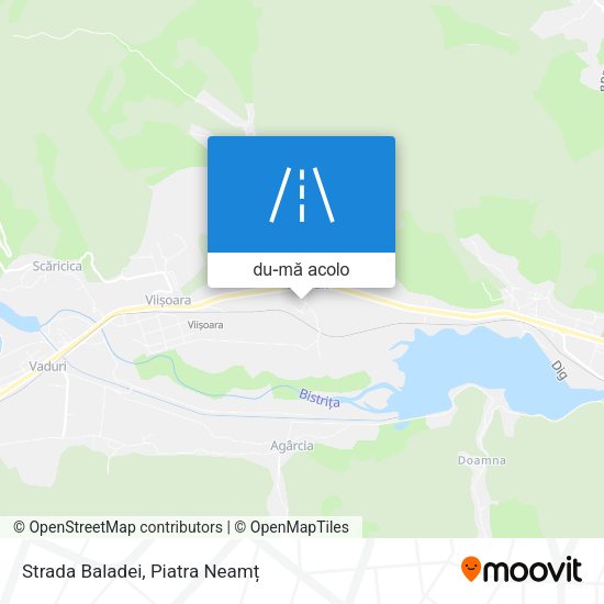 Hartă Strada Baladei