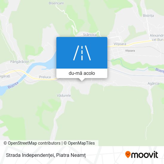 Hartă Strada Independenței