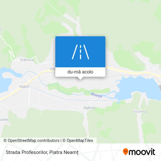 Hartă Strada Profesorilor