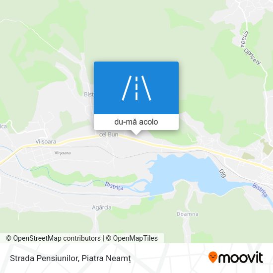 Hartă Strada Pensiunilor