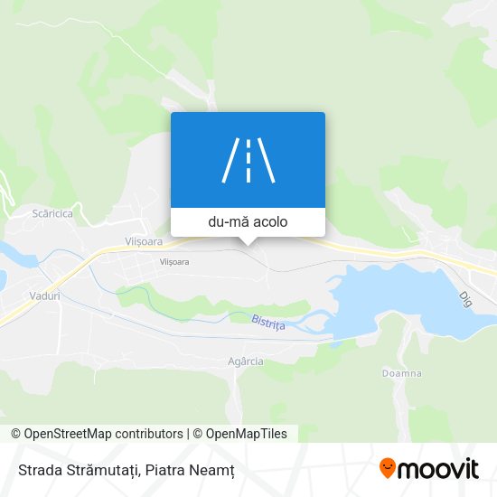 Hartă Strada Strămutați