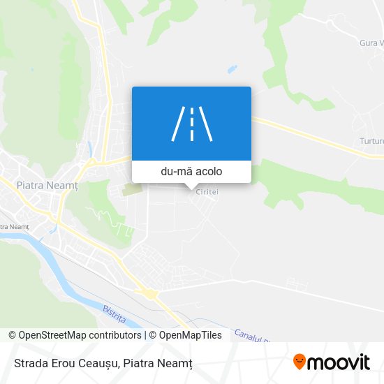 Hartă Strada Erou Ceaușu