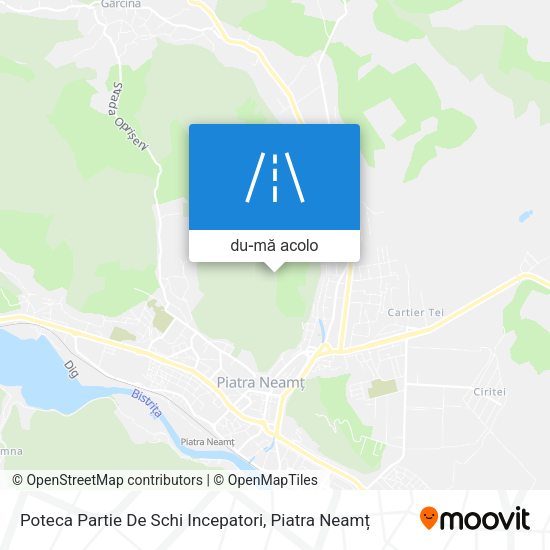 Hartă Poteca Partie De Schi Incepatori