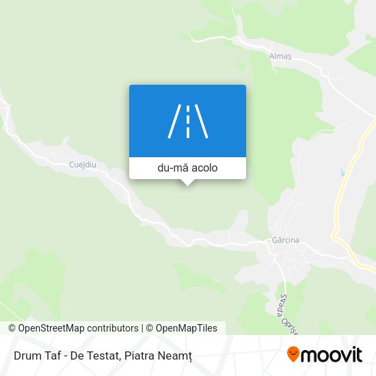Hartă Drum Taf - De Testat