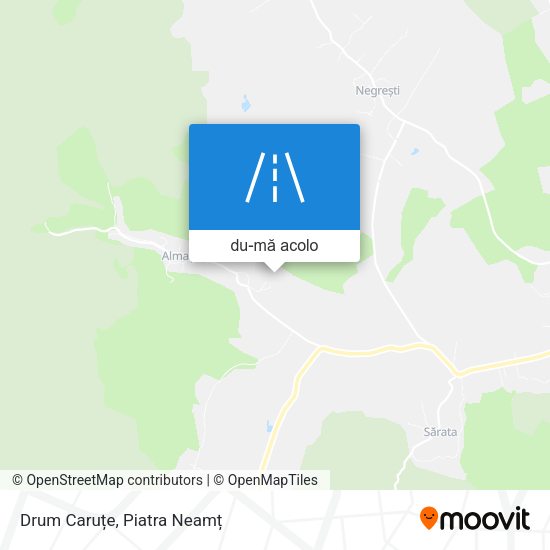 Hartă Drum Caruțe