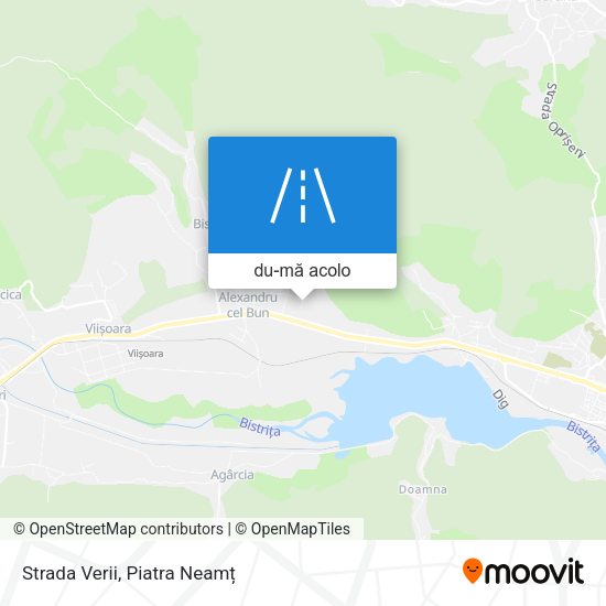 Hartă Strada Verii