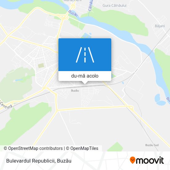 Hartă Bulevardul Republicii