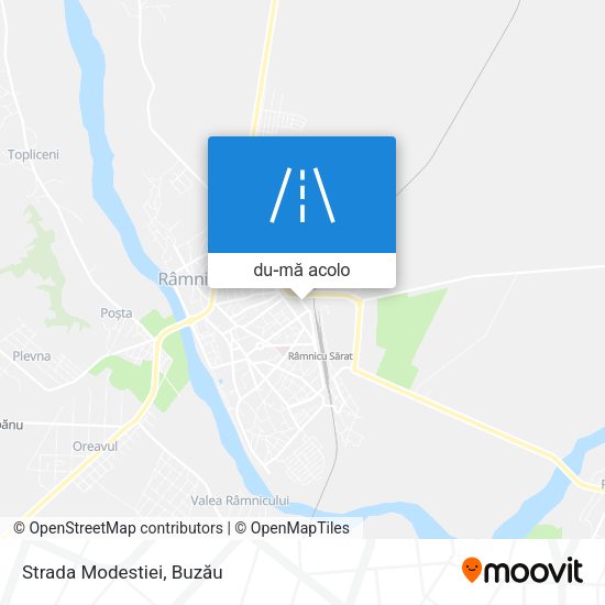 Hartă Strada Modestiei