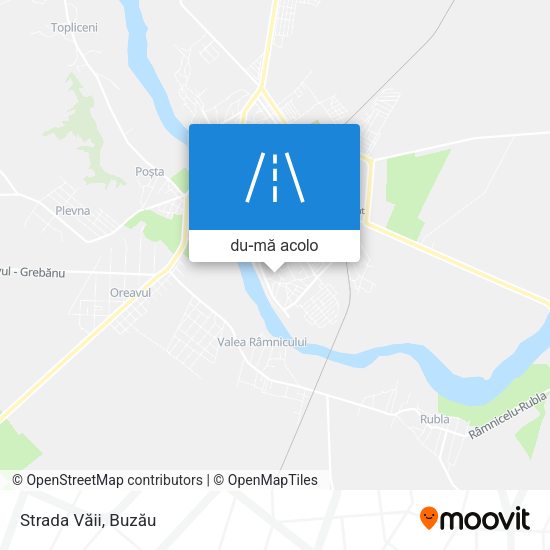 Hartă Strada Văii