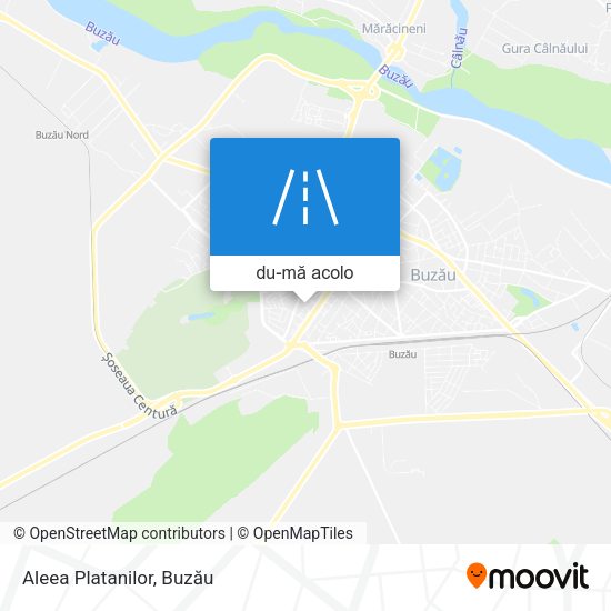 Hartă Aleea Platanilor