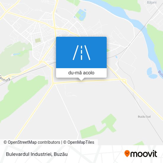 Hartă Bulevardul Industriei