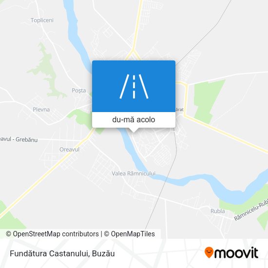 Hartă Fundătura Castanului