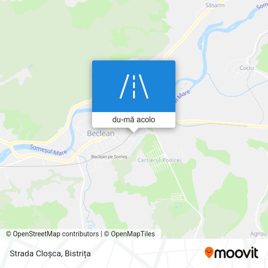 Hartă Strada Cloșca