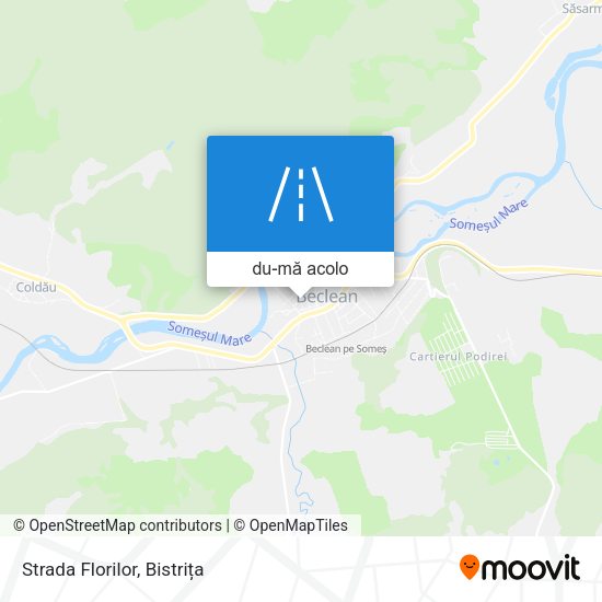 Hartă Strada Florilor