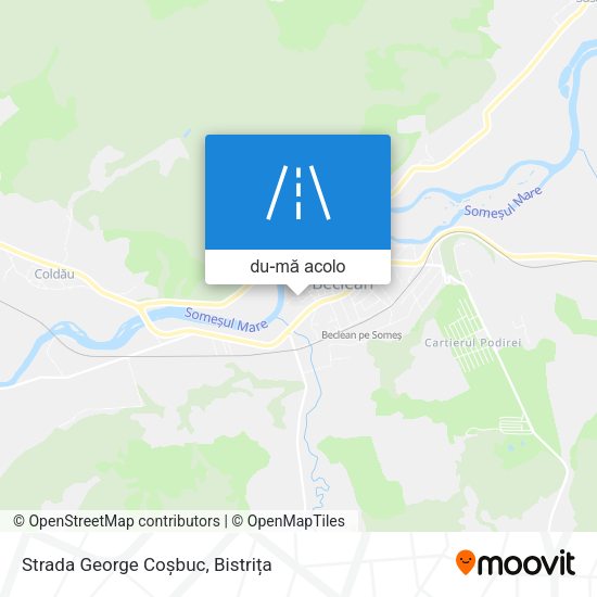 Hartă Strada George Coșbuc
