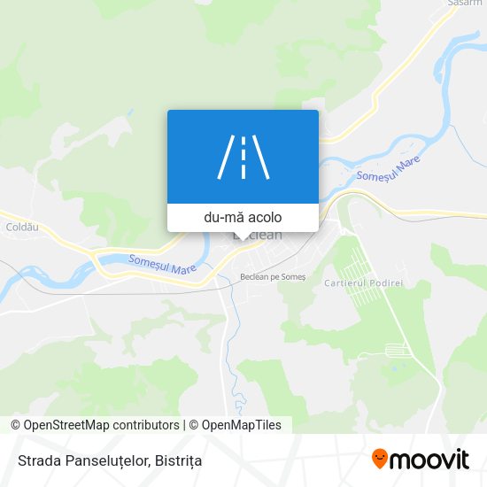 Hartă Strada Panseluțelor