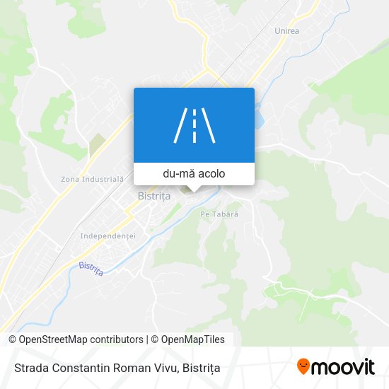 Hartă Strada Constantin Roman Vivu