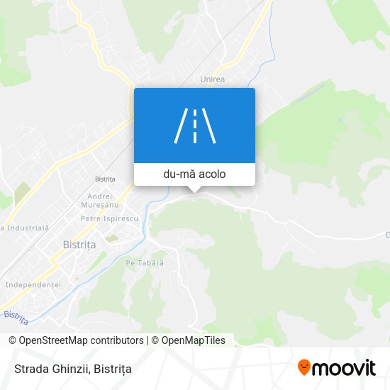Hartă Strada Ghinzii