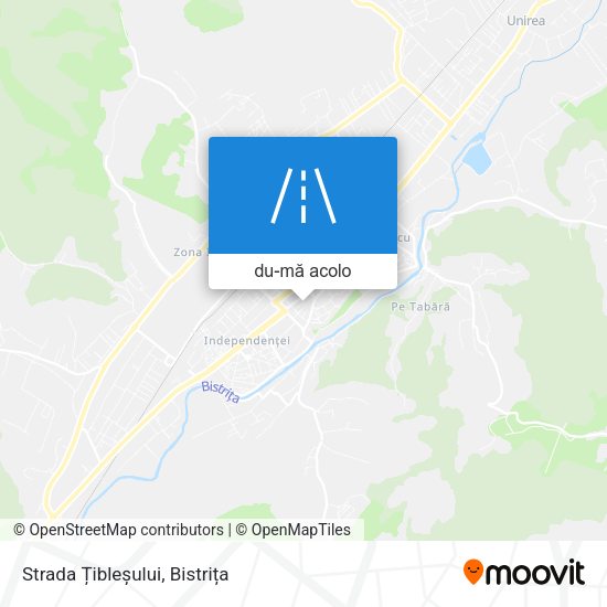 Hartă Strada Țibleșului