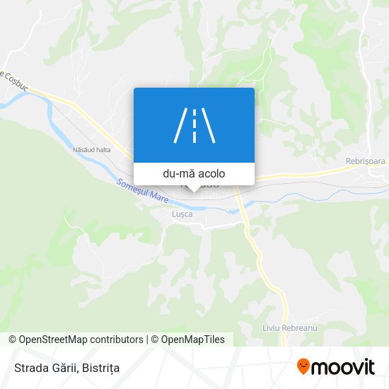 Hartă Strada Gării