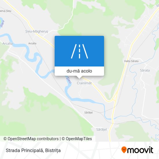 Hartă Strada Principală