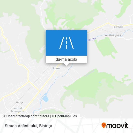 Hartă Strada Asfințitului