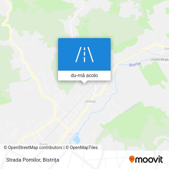 Hartă Strada Pomilor