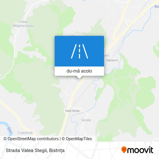 Hartă Strada Valea Stegii