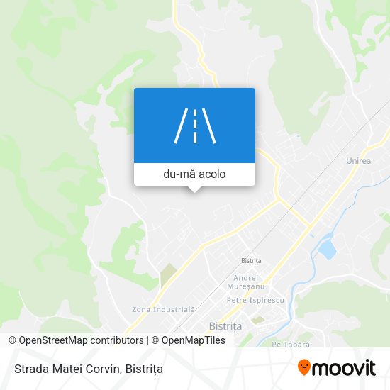 Hartă Strada Matei Corvin