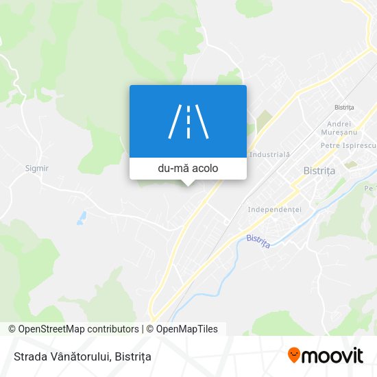 Hartă Strada Vânătorului